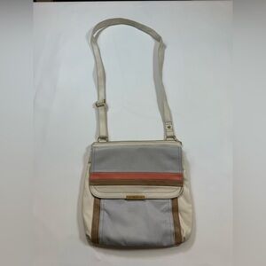 Fossil Relic Vintage Faux Leather Crossbody Shoulder Bag Pockets Vegan boho